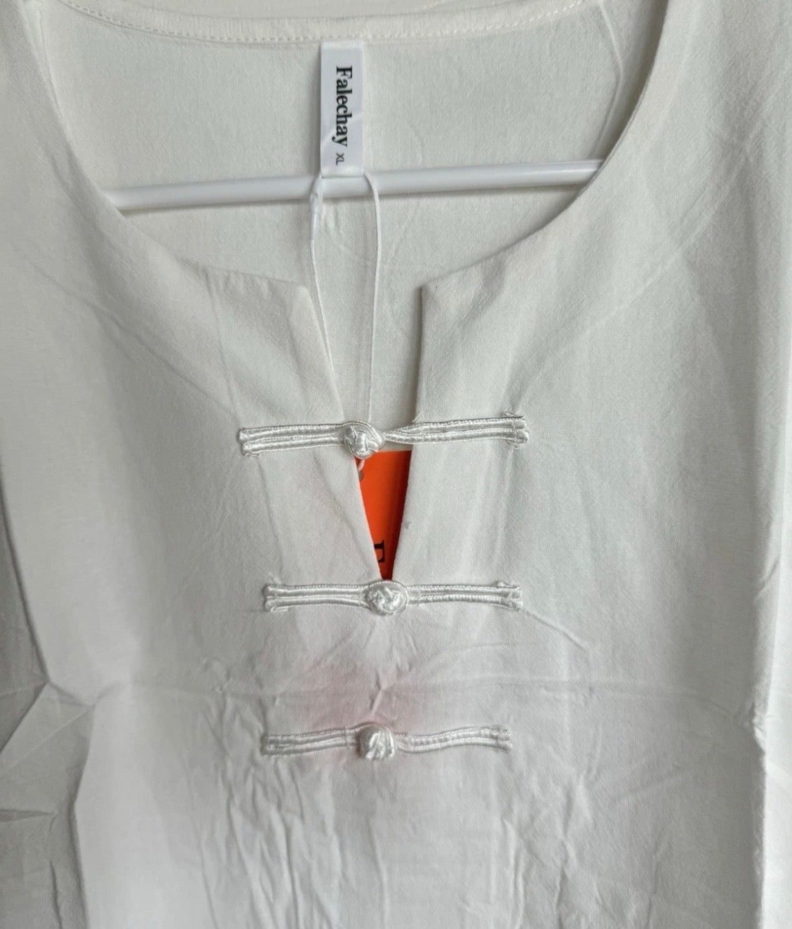 White Short Sleeve Blouse NWT (T13)