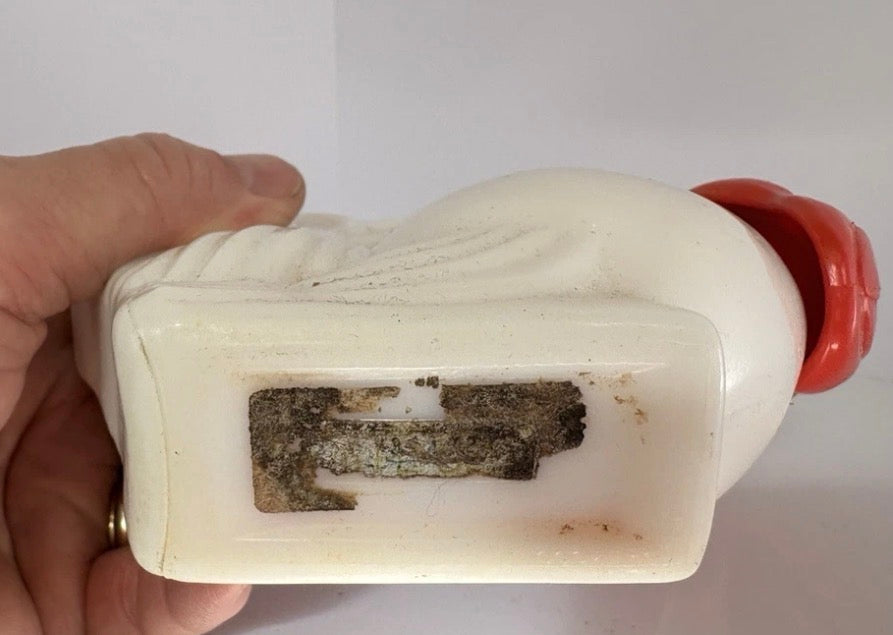 Vintage Avon Milk Glass Rooster Lotion Bottle Collectible Farmhouse Decor P169