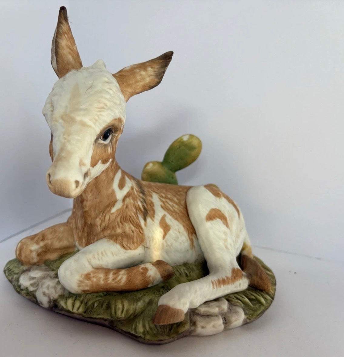 Vintage Homco 1985 Masterpiece Porcelain Peppy Burro/Donkey Signed Mizuno  P178