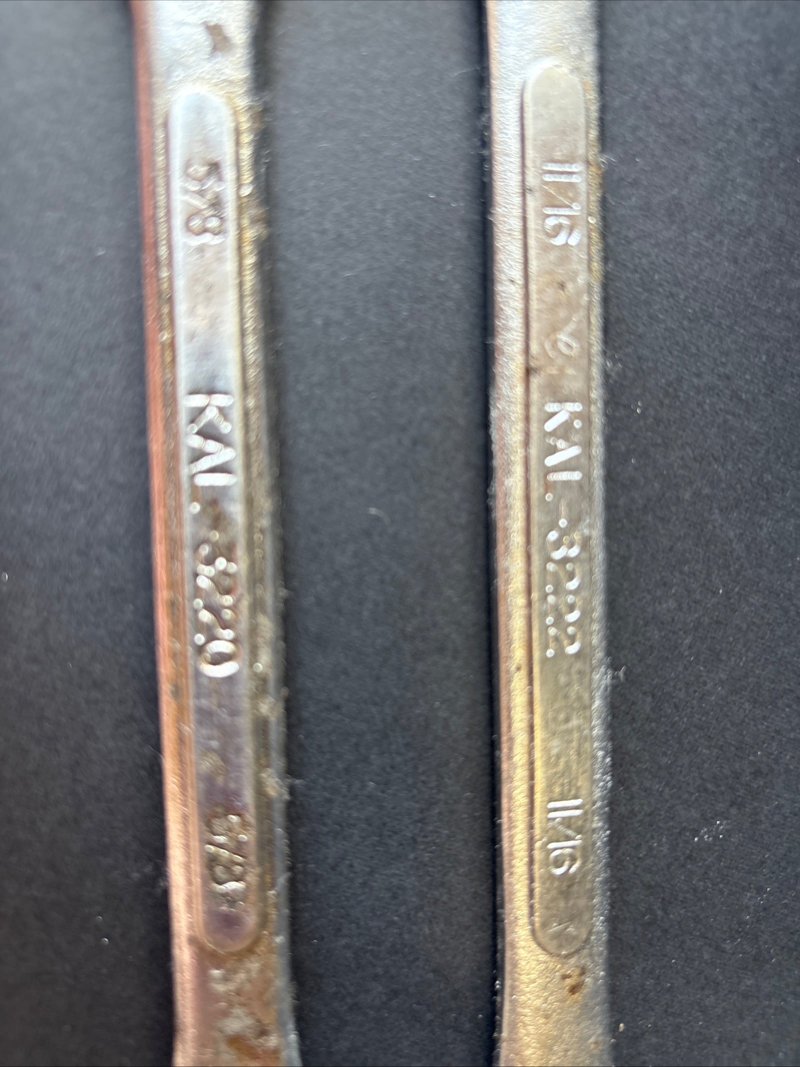 Two Combination Wrenches KAL 3222 11/16” And A KAL 3220 5/8”