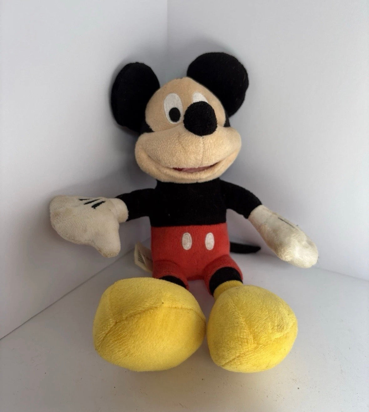 Vintage 9 Inch Mickey Mouse Stuffed Animal P159