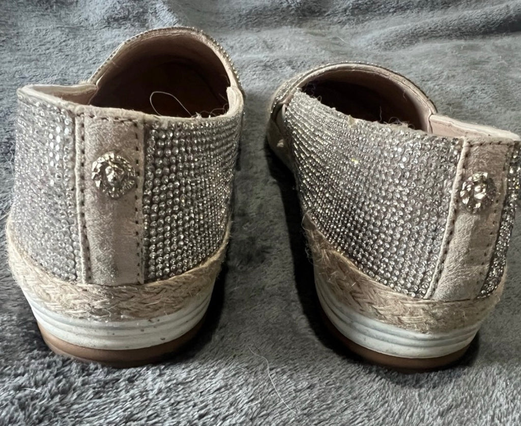 Anne Klein Silver And Sparkle/Bling Women’s Flats Size 8