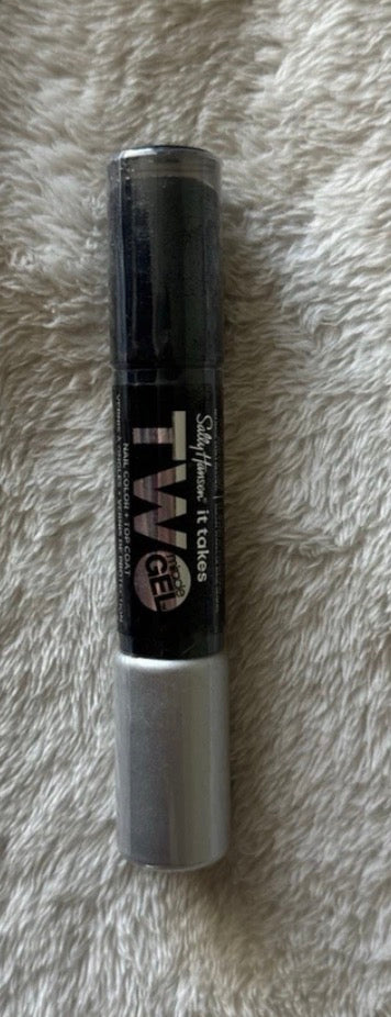 Black and Silver Dual-sided Nail Polish