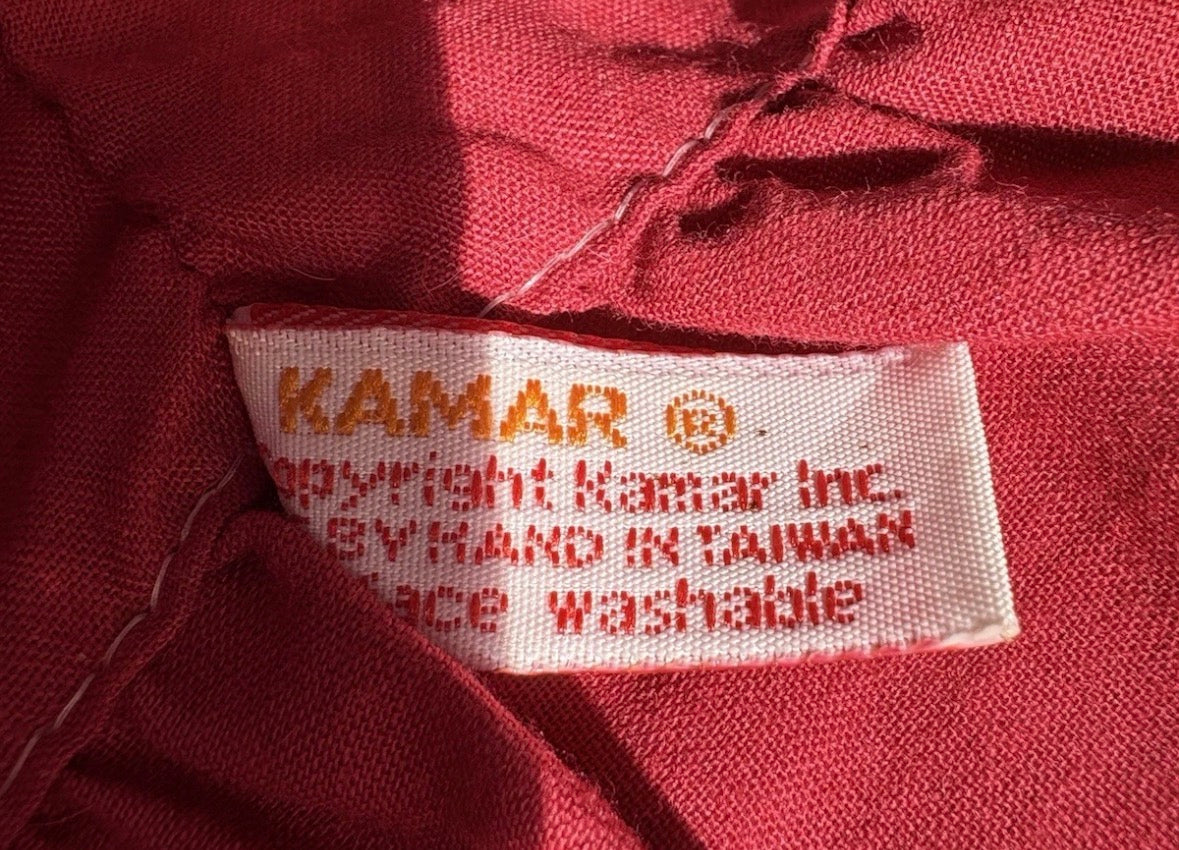 Kamar Amanda Pilgrim Pioneer Girl. Cloth Doll W/brown Hair (p152)